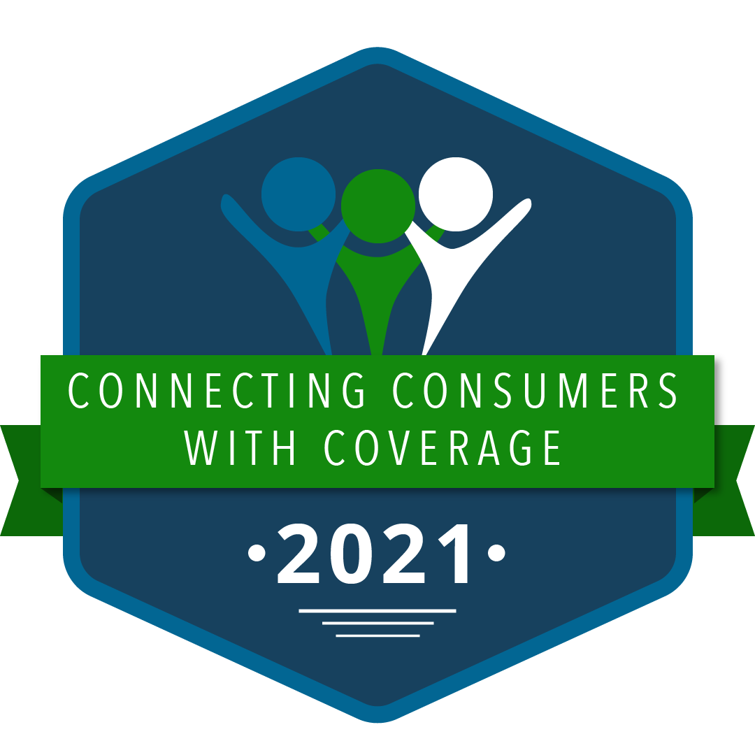 2021 Connecting Consumers with Coverage Badge